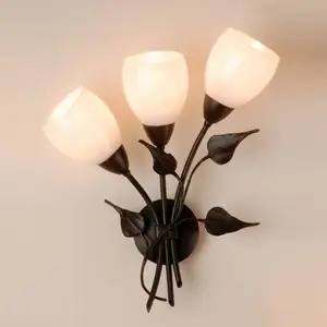 Menzel Applique CHALET avec diffuseurs en verreVendu parluminaire