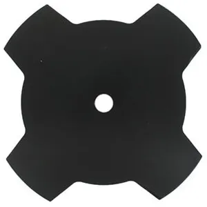 Lame 4 dents pleine adaptable pour débroussailleuse - coupe de 255mm, alésage: 20mm, épaisseur: 1,5mm.
