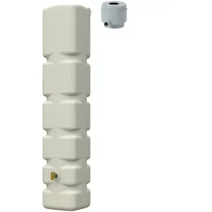 Comparateur de prix : GRAF Kit cuve récupération eau de pluie murale + collecteur filtrant - 300L