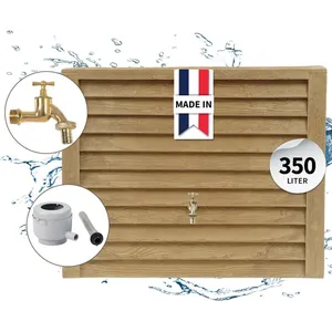 Comparateur de prix : Récupérateur d'eau de pluie Woody 350L - Bois clair - Garantia
