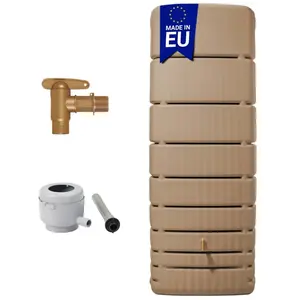 Garantia - 4rain Kit Cuve Murale Slim 650L Taupe avec Robinet pe Imita... pas cher