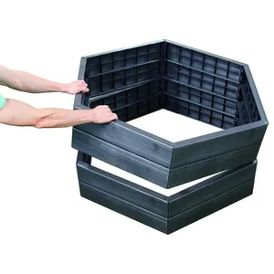 Habitat et Jardin GARANTIA Kit 2 carrés potager avec sets d'extension pas cher