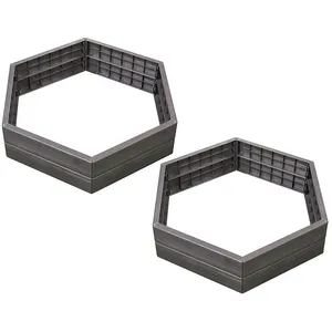 Comparateur de prix : Habitat et Jardin Kit de 2 carrés potagers "Ergo" - 110 x 25 cm