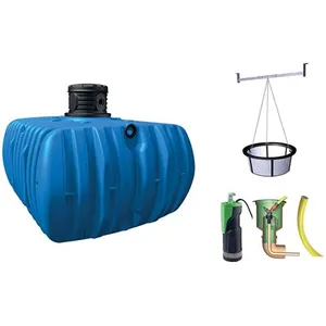 Comparateur de prix : GARANTIA Récupérateur d'eau de pluie à enterrer extra plat 5000 L