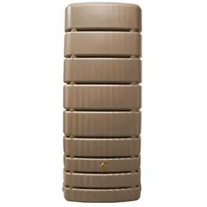 Récupérateur d'eau de pluie 500L Garantia coloris taupe L.75 x l.51 x H.184 cm pas cher