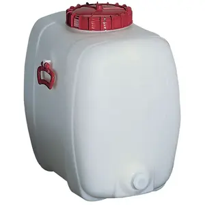 Graf - Bidon 60 l polyéthylène blanc 2 poignées de transport d. d'ouve... pas cher