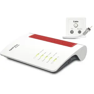 Comparateur de prix : AVM FRITZ!Box 6670 routeur sans fil Bi-bande (2,4 GHz / 5 GHz) Blanc