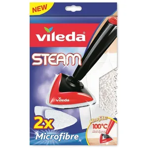 Vileda Remplacement pour Vadrouille à Vapeur et Microfibre 100º 2 Unités pas cher