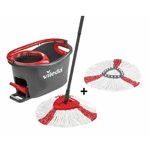 Comparateur de prix : Vileda Balai Lave Sol Avec Seau 8l 1052218 Easy Wring & Clean Turbo