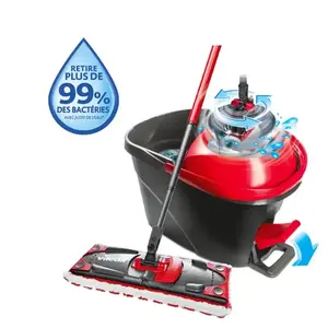 Comparateur de prix : Vileda - Ultramat Turbo - balai plat - système rotatif à pédale TU