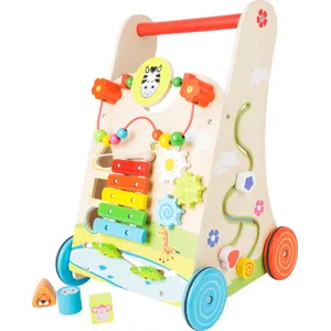 Comparateur de prix : Small Foot Chariot de marche "Champs de fleurs"