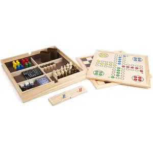Comparateur de prix : Small Foot by Legler Assortiment de jeux 9 en 1