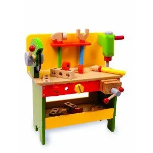 Comparateur de prix : Small Foot Établi en bois pour enfants - Bel établi complet avec accessoires - Jouet pour enfant
