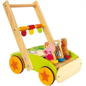 Chariot de marche en bois Parade des animaux Small foot by Legler® -Vendu parekobutiks