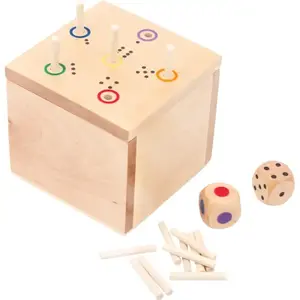 Jeu de société - Legler - Dé 'As' - En bois - Pour 2 joueurs ou plus - A partir de 3 ans pas cher