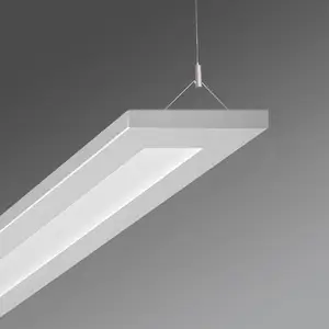 Regiolux Suspension bureau LED Stail microprismes blanc aluVendu parluminaire