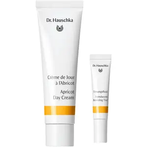 Duo crème de jour à l'abricot + émulsion teintée offerte bio - DR. HAUSCHKA pas cher