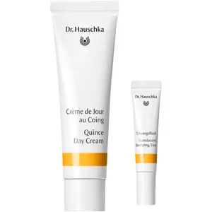 Duo crème de jour au coing + émulsion teintée offerte bio - DR. HAUSCH... pas cher
