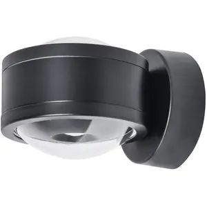 Applique murale LED Megatron Due Punto, noir mat pas cher