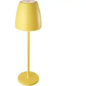 Megatron lampe à poser LED batterie Tavola jaune pas cher