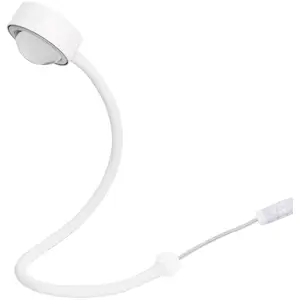 Comparateur de prix : LIGHTME Lampe à poser Powerlens Snake, blanc, bras flexible