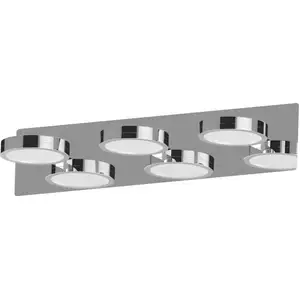 Lightme applique miroir LED Aqua down à 3 lampes