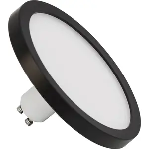 LIGHTME Ampoule LED GU10 7W CCT 2 700/4 000K 11cm noire pas cher