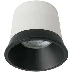 MEGATRON Module LED Koin Flex GU10 4,9W, anneau d'applique noirVendu parluminaire