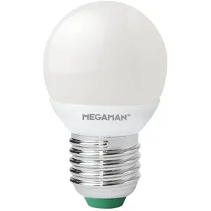 Ampoule LED unicolore - MEGAMAN - E27 - 3.5W = 25W - Blanc - Forme de Goutte pas cher