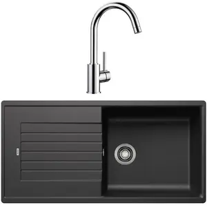 Blanco - pack évier anthracite + mitigeur chrome 100cm 528427 - 528427