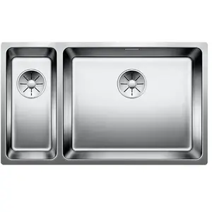 Evier - BLANCO - ANDANO 500/180-U - Inox - 1 bac - Manuel - Réversible pas cher