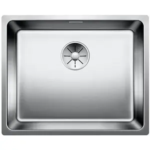 Comparateur de prix : Blanco - Andano 500 - Évier, 540x440 mm, bordure plate, inox 522965