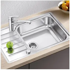 Comparateur de prix : Evier inox BLANCO LANTOS XL 6 S-IF compact 1 bac Inox