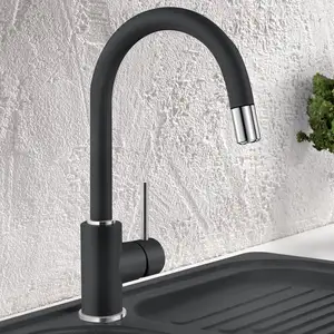 Comparateur de prix : Mitigeur Douchette - Blanco - MIDA-S - Noir - Céramique - Extractible