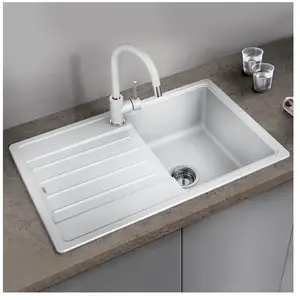 Comparateur de prix : BLANCO Evier à encastrer Legra 45 S, Silgranit, Blanc, 522203