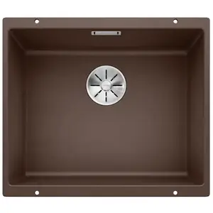 Evier en granit Blanco Subline 00-U - Marron - 1 bac - 86 cm - 50 cmVendu paramazon