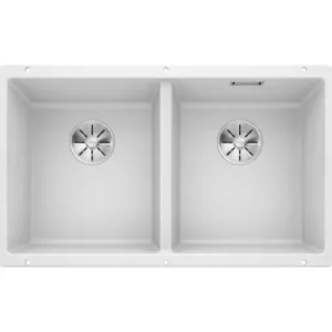 Blanco Evier subline 350/350-u pdur b lanc manu inf CDP-523578BLA pas cher