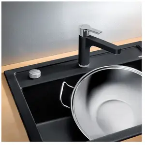 Blanco - evier à encastrer 60cm auto anthracite - 514197 TU pas cher