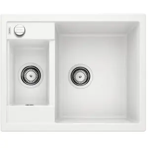 Evier Blanco Metra 6 Silgranit - Blanc - Vidage : Automatique pas cher