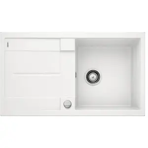 Evier Blanco Metra 5S Silgranit - 000000 - Vidage : AutomatiqueVendu paramazon