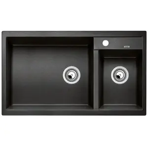 Comparateur de prix : Blanco - Evier Metra 9 Silgranit - Anthracite - Vidage : Manuel