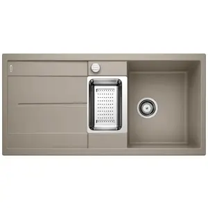 Evier Blanco Metra 6S Silgranit - Tartufo - Vidage : Automatique pas cher