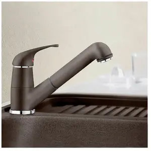 Comparateur de prix : Blanco daras Robinet de cuisine chrome, haute pression, Marron, - 51...