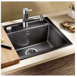 Evier à encastrer BLANCO DALAGO 5 - 50cm - Granit - Vidage automatique pas cher