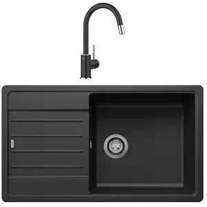 Comparateur de prix : Blanco - Pack évier + mitigeur legra xl 6S+MIDA-S noir mat 527918