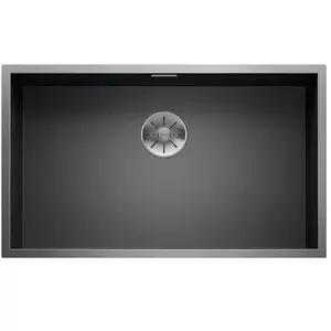 Blanco - Zerox 700 - Évier, 74x44 cm, inox Dark Steel 526244 pas cher