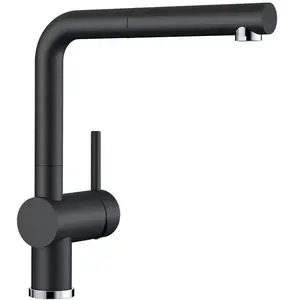 Comparateur de prix : Blanco - Linus s - Mitigeur d'évier avec bec extractible, noir 526148