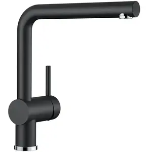 Comparateur de prix : Robinet de cuisine - Blanco - LINUS - Noir - Bec pivotant 360° - Cartouche céramique