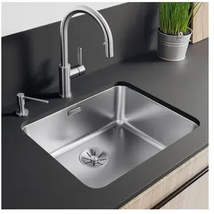 Comparateur de prix : Evier - BLANCO - SOLIS 500-U - Inox - 1 bac - Rectangulaire - Manuel