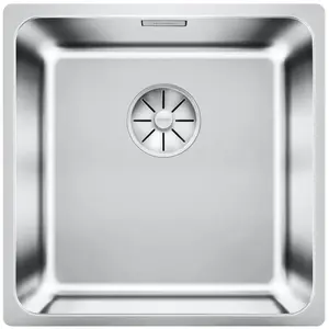 Solis 400 - Évier, 44x44 cm, inox brossé 526118 - Blanco pas cher